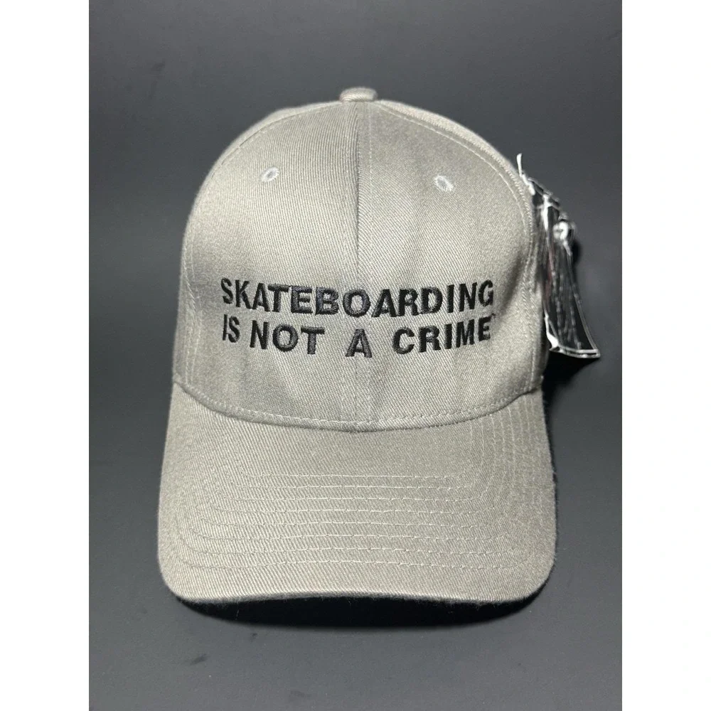 Y2K Skateboard Is Not A Crime Skateboard Hat‎ Size S/M